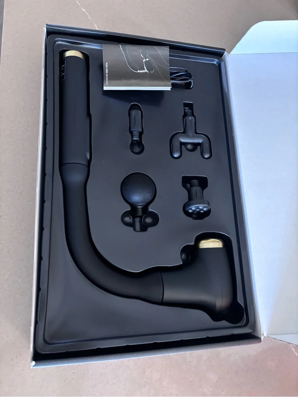 Brookstone Reach Pulse Pro Percussion Massager - Black